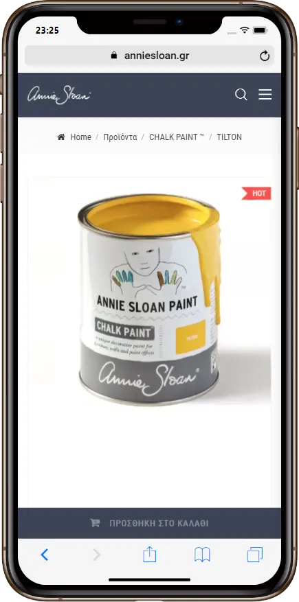 Νέο ηλεκτρονικό κατάστημα για την Annie Sloan Greece από το Dizzy Agency 1